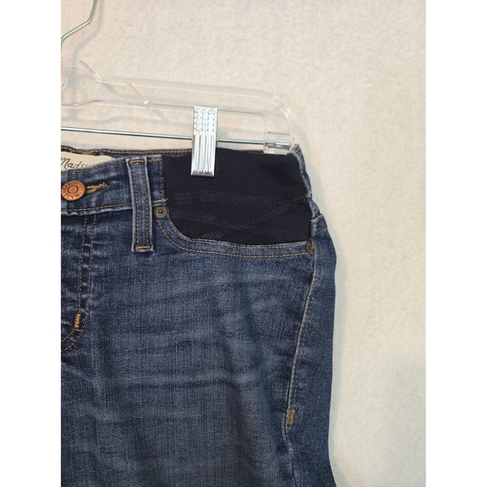 Madewell Maternity Skinny Jeans Size 28 Blue Denim Cotton Blend - Picture 8 of 15
